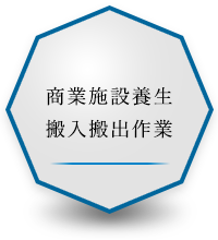 商業施設養生・搬入搬出作業